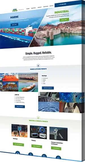 CleverLight Marine Products Web Design for JOWA USA