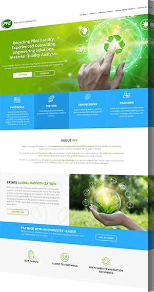 Recycling Web Design and Development
